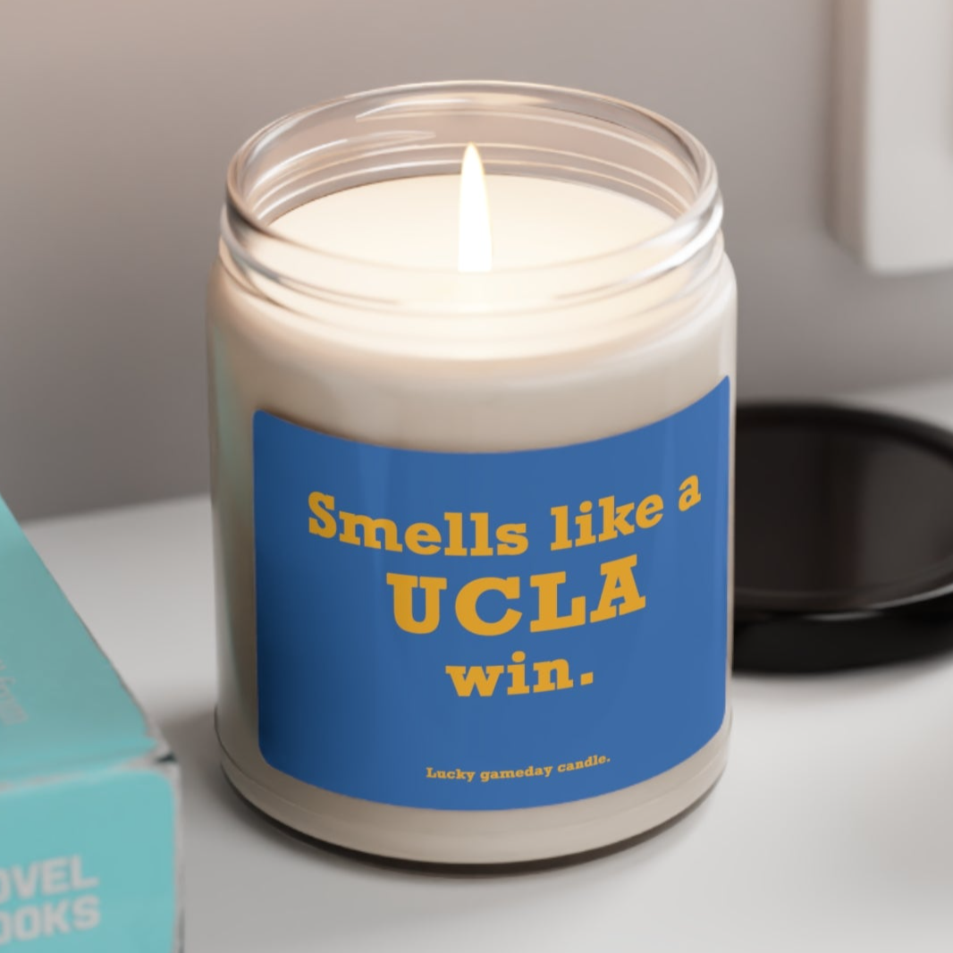 UCLA - "Smells like a UCLA win" scented candle (9 oz)