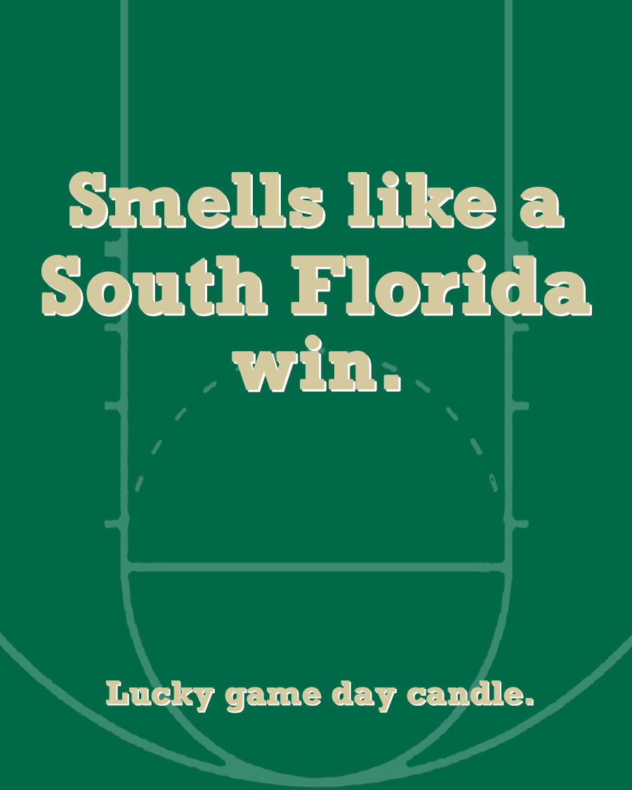 USF Basketball - "Smells like a South Florida win" scented candle (13.75 oz)