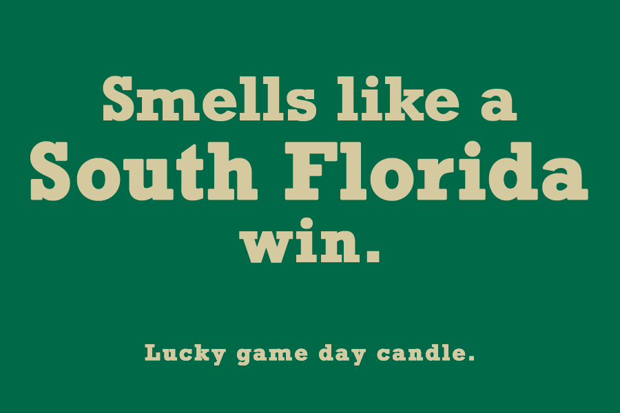 USF - "Smells like a South Florida win" scented candle (9 oz)