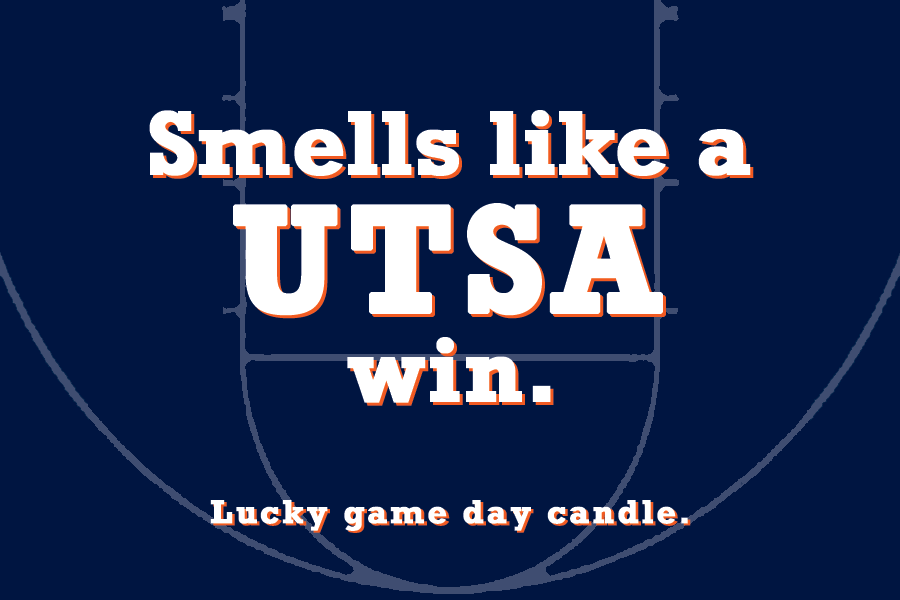 Texas-San Antonio Basketball - "Smells like a UTSA win" scented candle (9 oz)