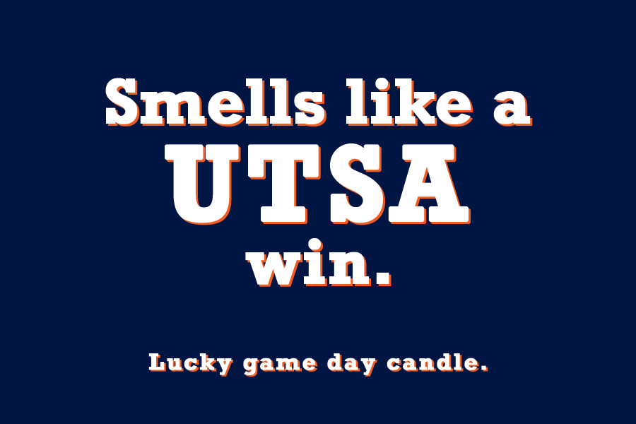 Texas-San Antonio - "Smells like a UTSA win" scented candle (9 oz)