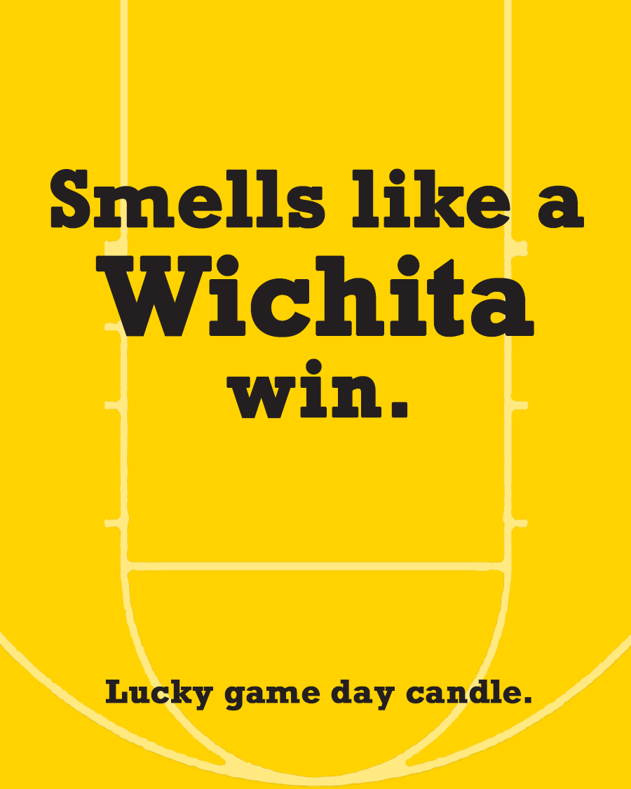 Wichita State Basketball - "Smells Like a Wichita win" scented candle (13.75 oz)