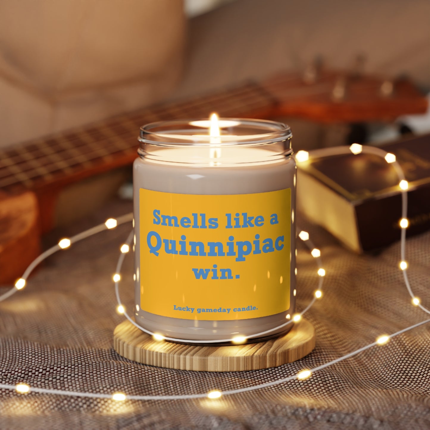 Quinnipiac - Smells Like a Quinnipiac Win scented candle