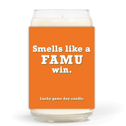 Florida A&M - "Smells like a FAMU win" scented candle (13.75 oz)