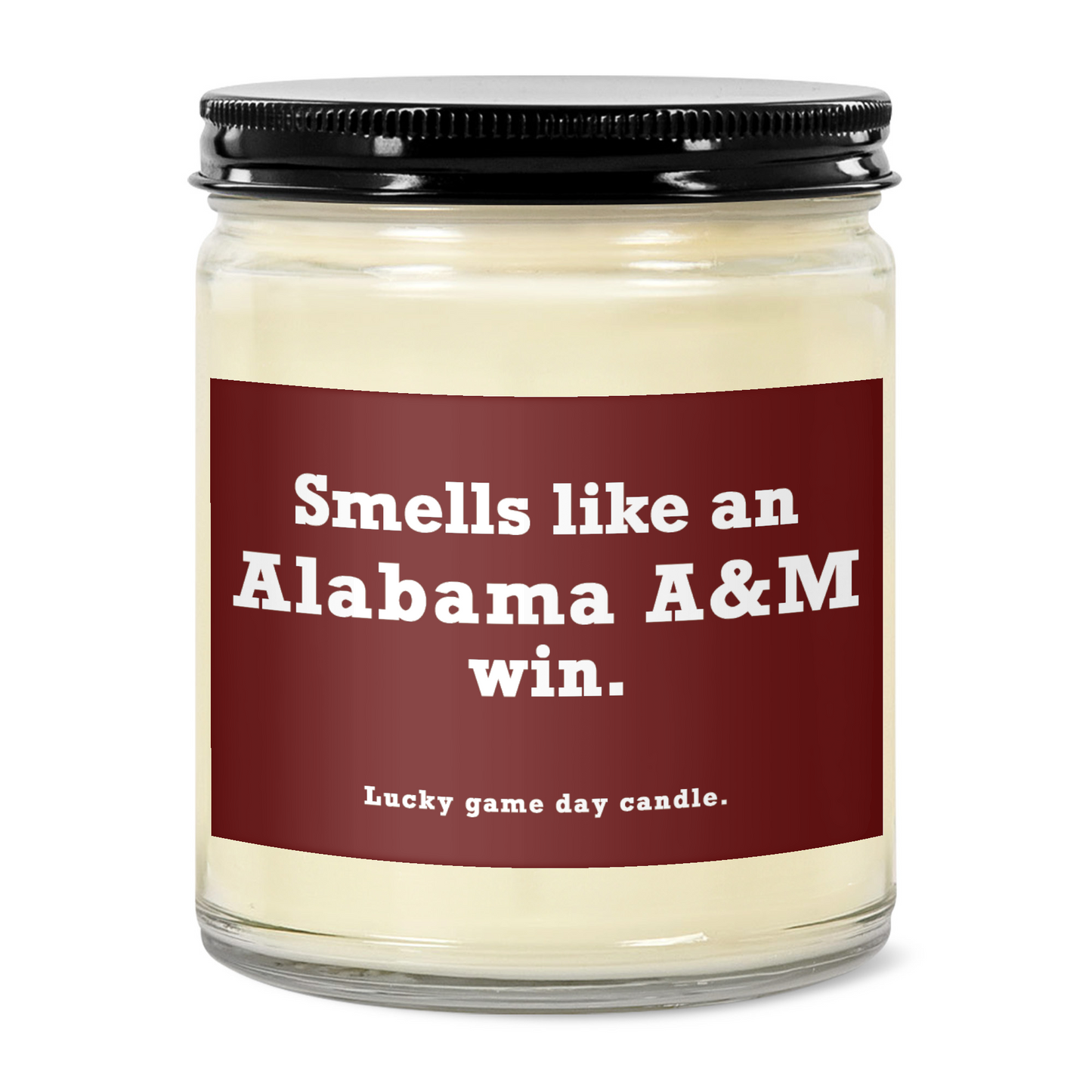 Alabama A&M - "Smells like an Alabama A&M win" scented candle (9 oz)