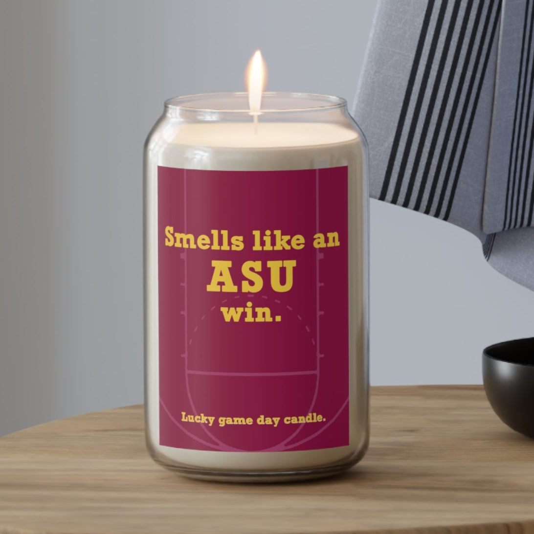 ASU Basketball - "Smells like an ASU win" scented candle (13.75 oz)