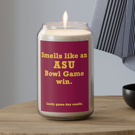 ASU Bowl Game - "Smells like an ASU Bowl Game win" scented candle (13.75 oz)
