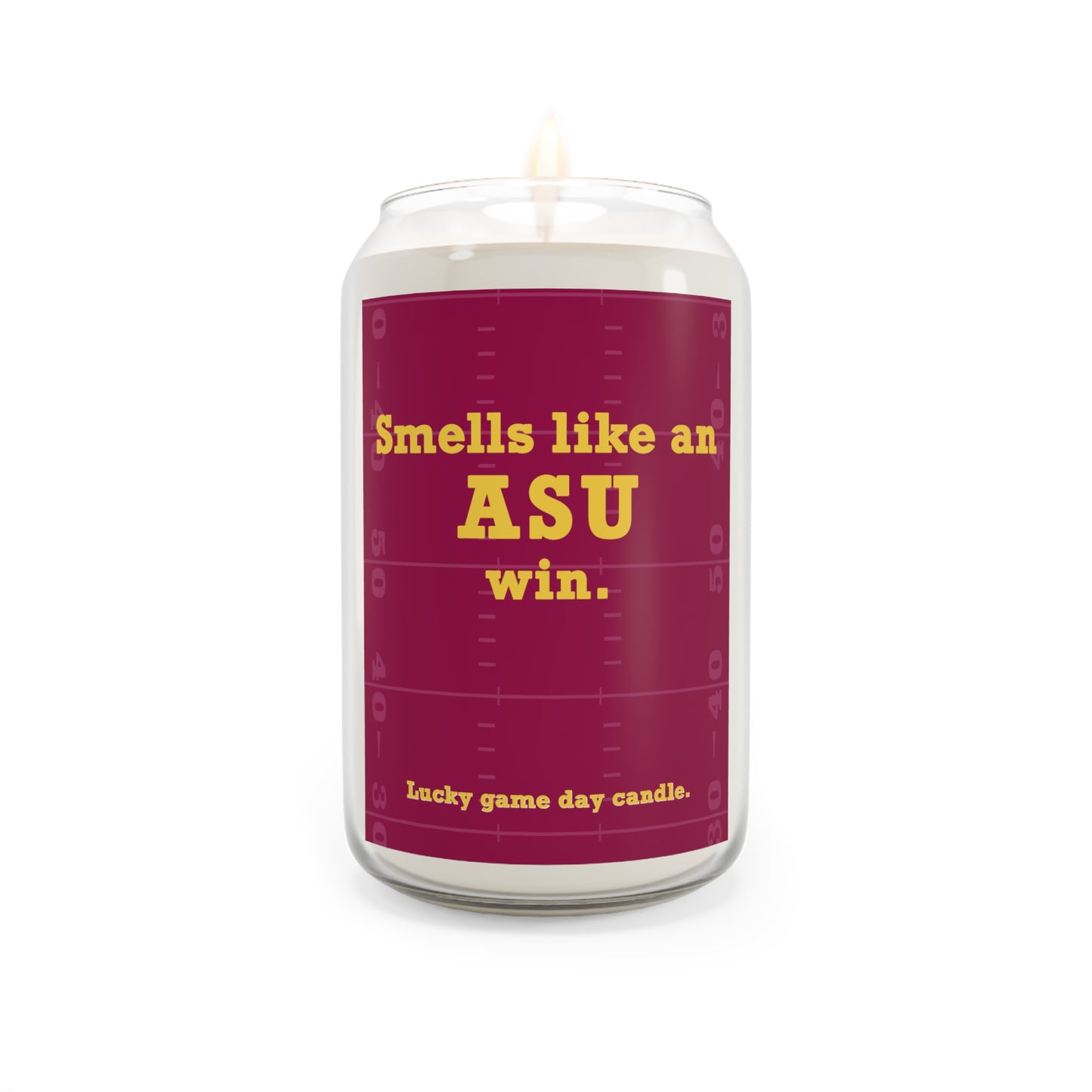 ASU Football - "Smells like an ASU win" scented candle (13.75 oz)