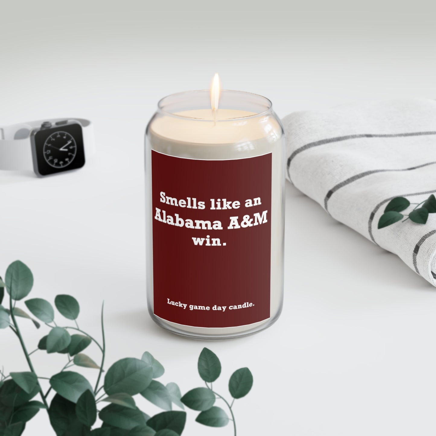 Alabama A&M - "Smells like an Alabama A&M win" scented candle (13.75 oz)