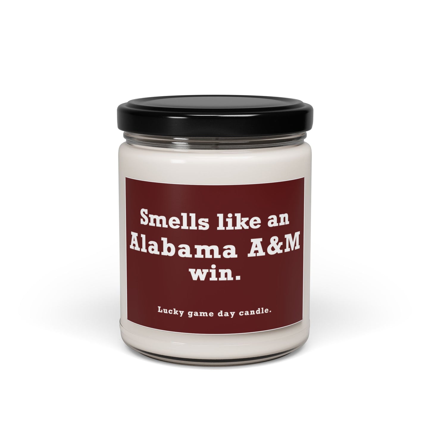 Alabama A&M Football - "Smells like an Alabama A&M win" scented candle (9 oz)