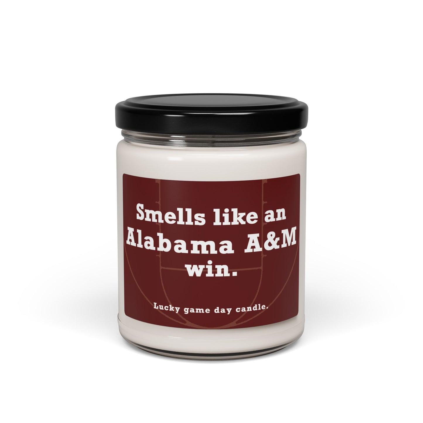 Alabama A&M Basketball - "Smells like an Alabama A&M win" scented candle (9 oz)