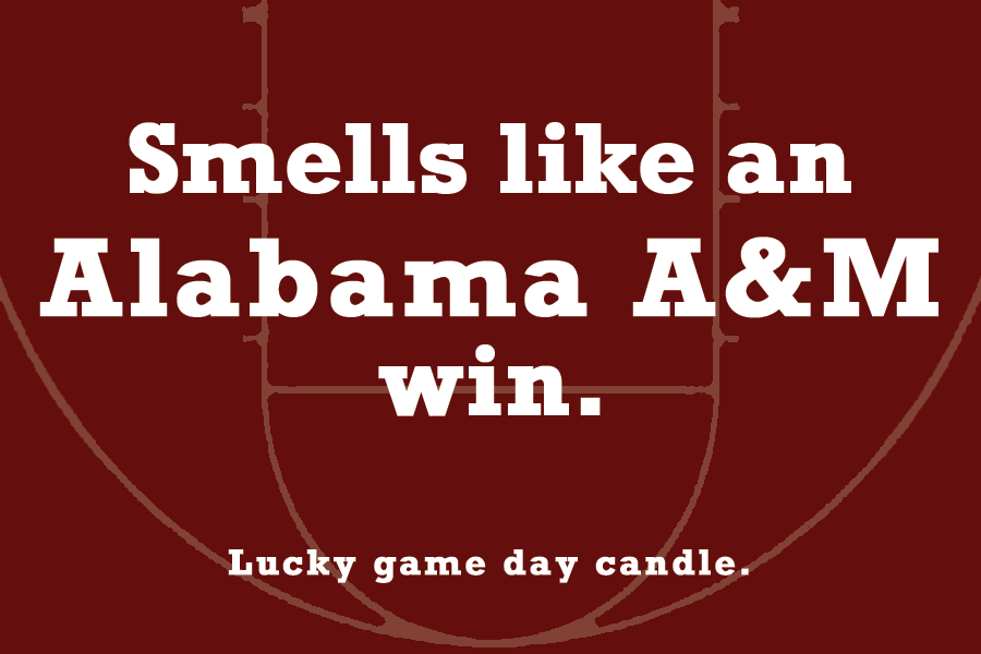 Alabama A&M Basketball - "Smells like an Alabama A&M win" scented candle (9 oz)