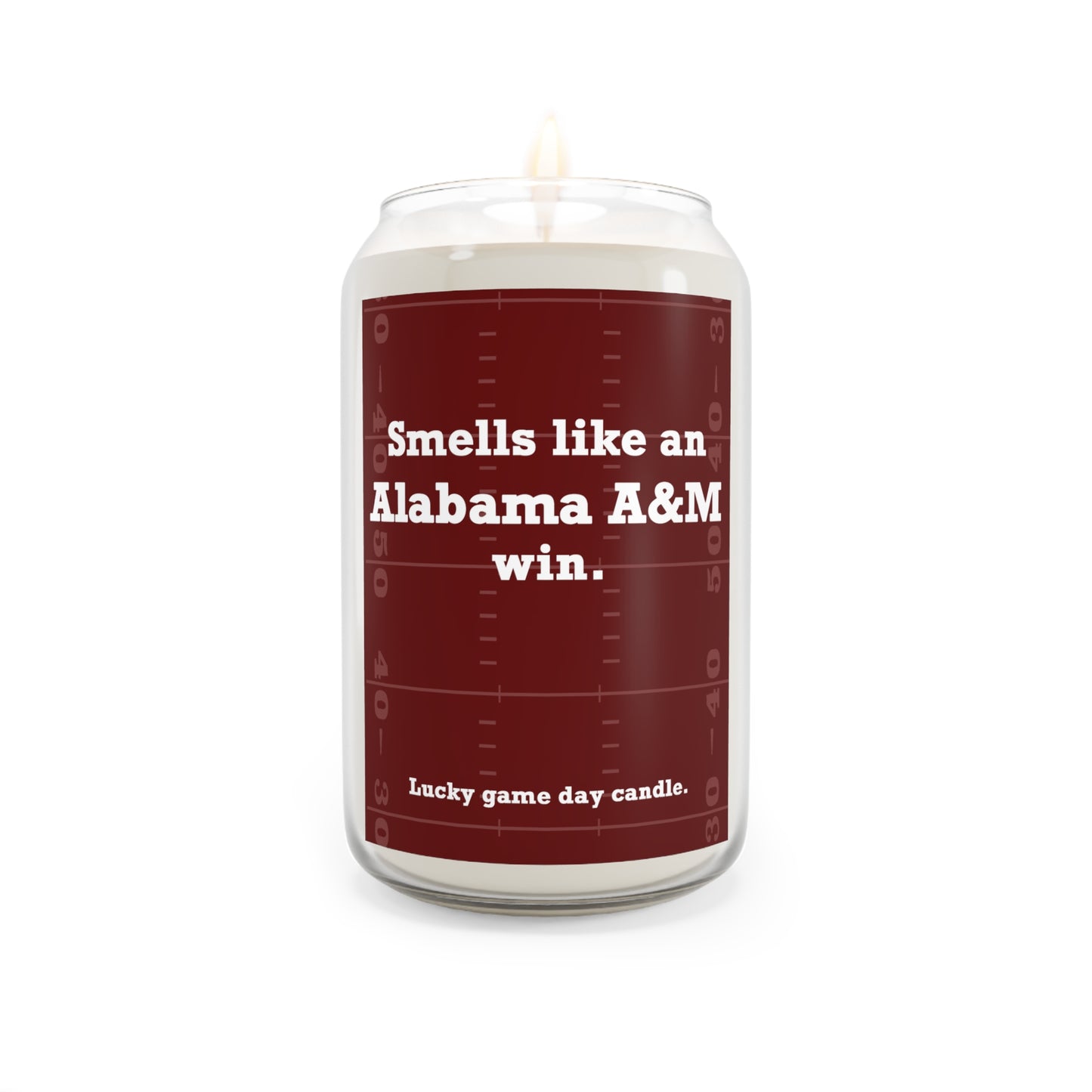 Alabama A&M Football - "Smells like an Alabama A&M win" scented candle (13.75 oz)