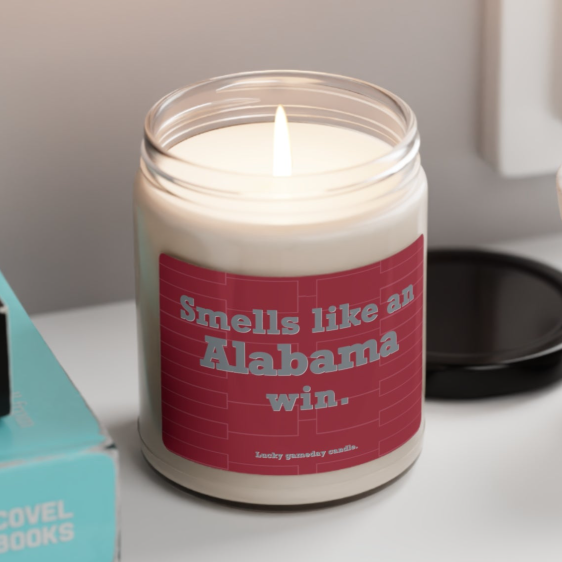 Alabama Basketball - "Smells like an Alabama win" scented candle (9 oz)