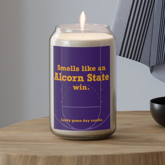 Alcorn State Basketball - "Smells like an Alcorn State win" scented candle (13.75 oz)