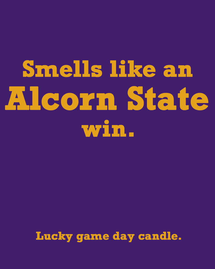 Alcorn State - "Smells like an Alcorn State win" scented candle (13.75 oz)