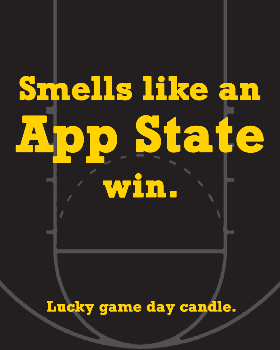 Appalachian State Basketball - "Smells like an App State win" scented candle (13.75 oz)