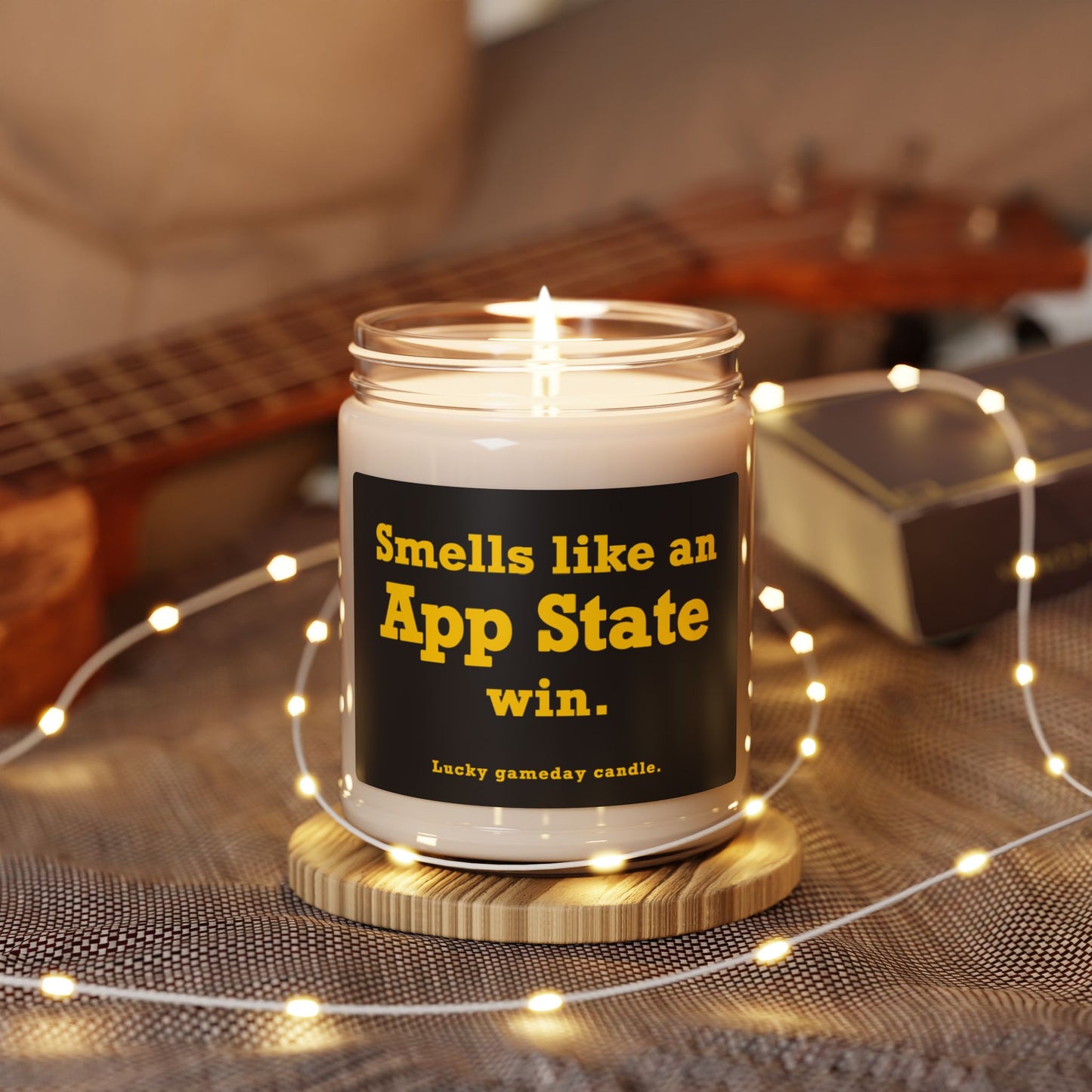 Appalachian State - "Smells like an App State win" scented candle (9 oz)