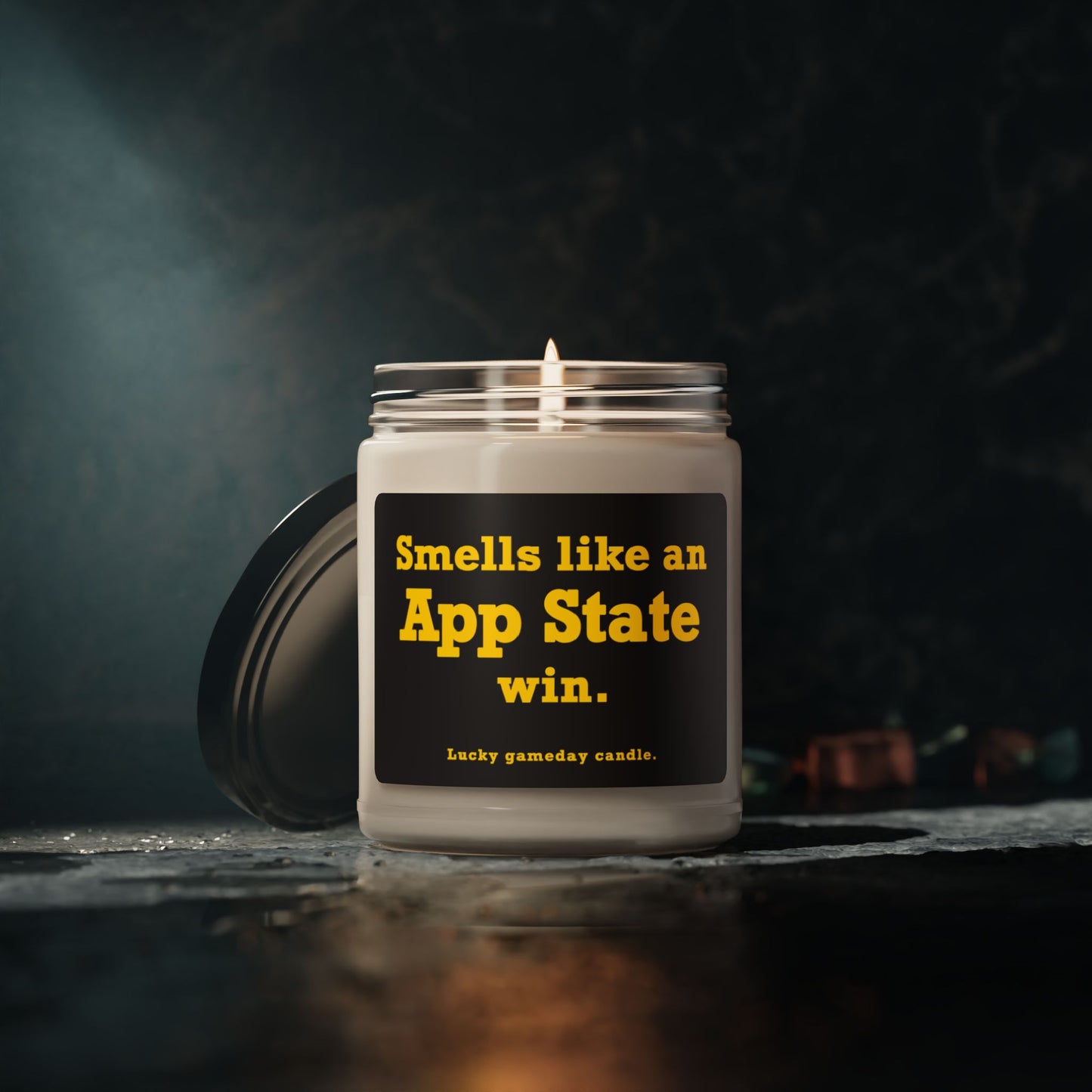 Appalachian State - "Smells like an App State win" scented candle (9 oz)