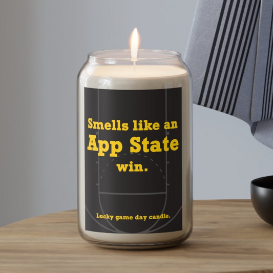 Appalachian State Basketball - "Smells like an App State win" scented candle (13.75 oz)