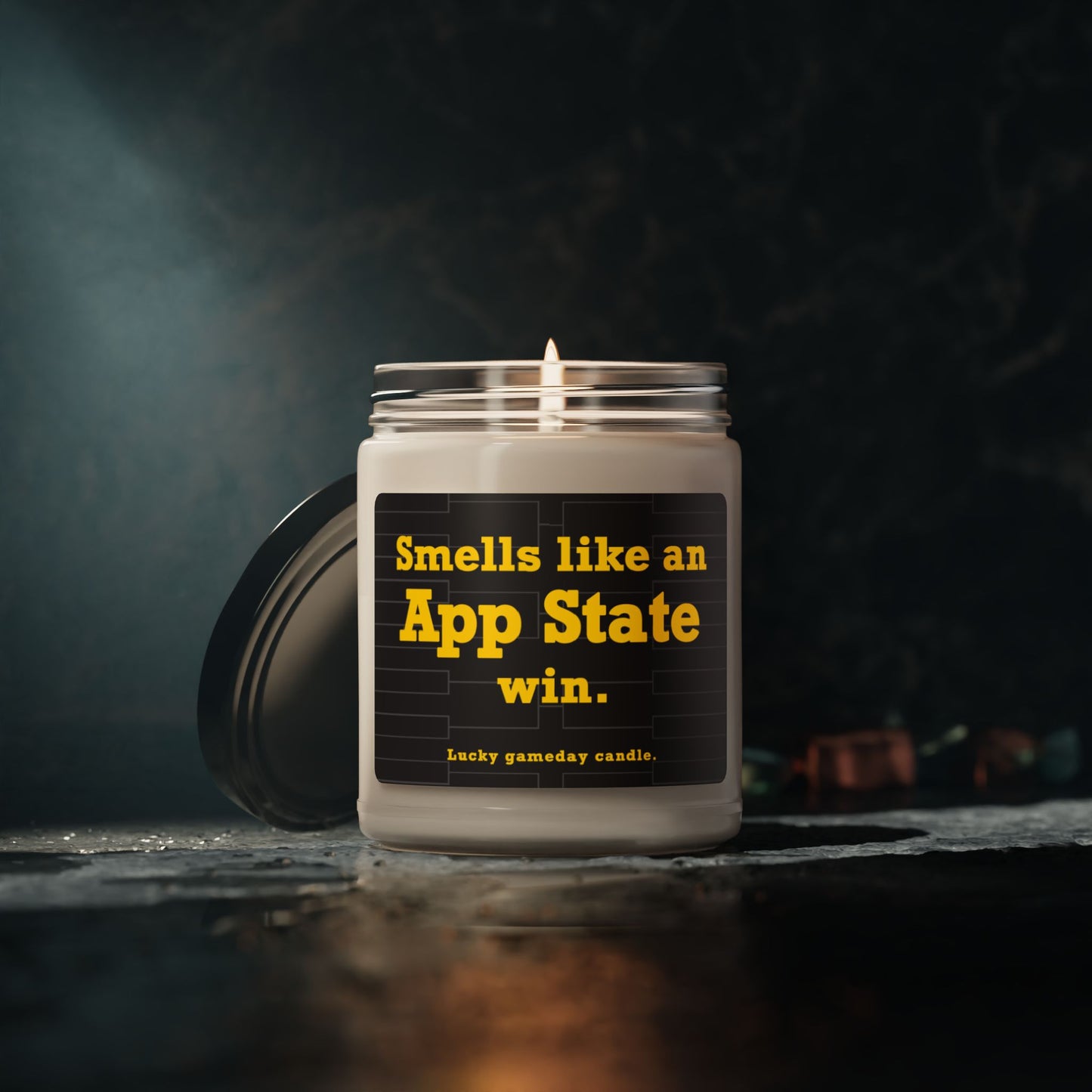 Appalachian State Basketball - "Smells like an App State win" scented candle (9 oz)