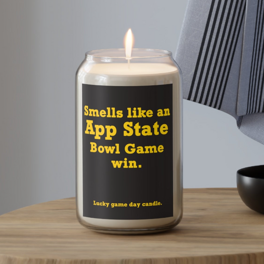 Appalachian State Bowl Game - "Smells like an App State Bowl Game win" scented candle (13.75 oz)