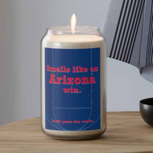 Arizona Basketball - "Smells like an Arizona win" scented candle (13.75 oz)