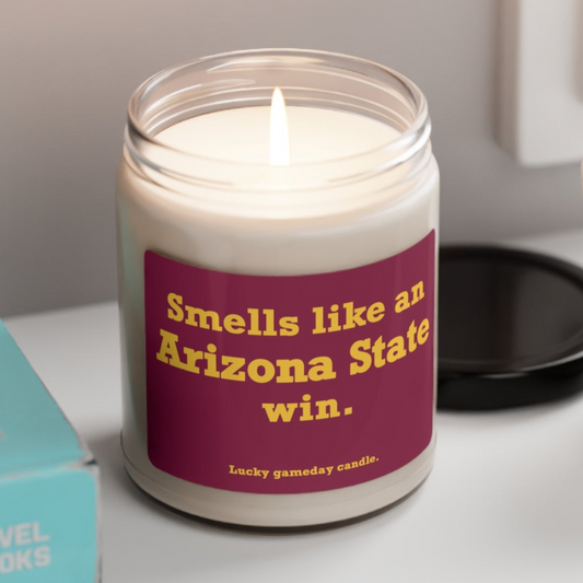 Arizona State - "Smells like an Arizona State win" scented candle (9 oz)