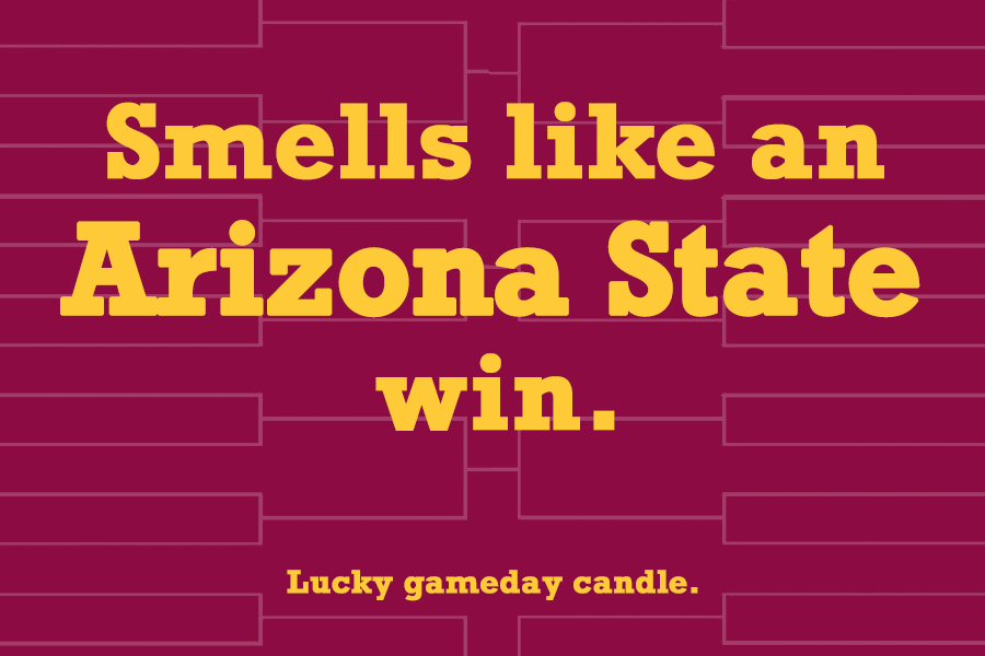 Arizona State Basketball - "Smells like an Arizona State win" scented candle (9 oz)