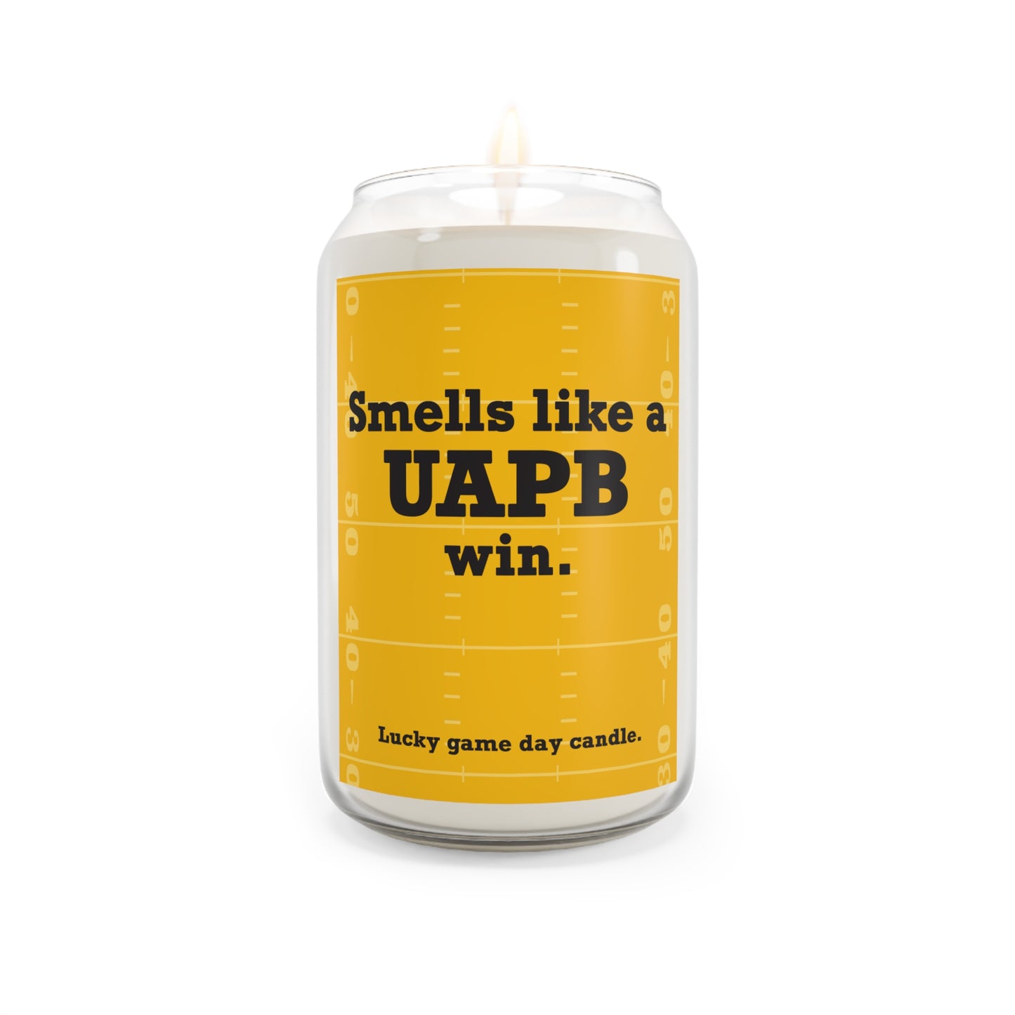 Arkansas Pine-Bluff Football - "Smells like a UAPB win" scented candle (13.75 oz)