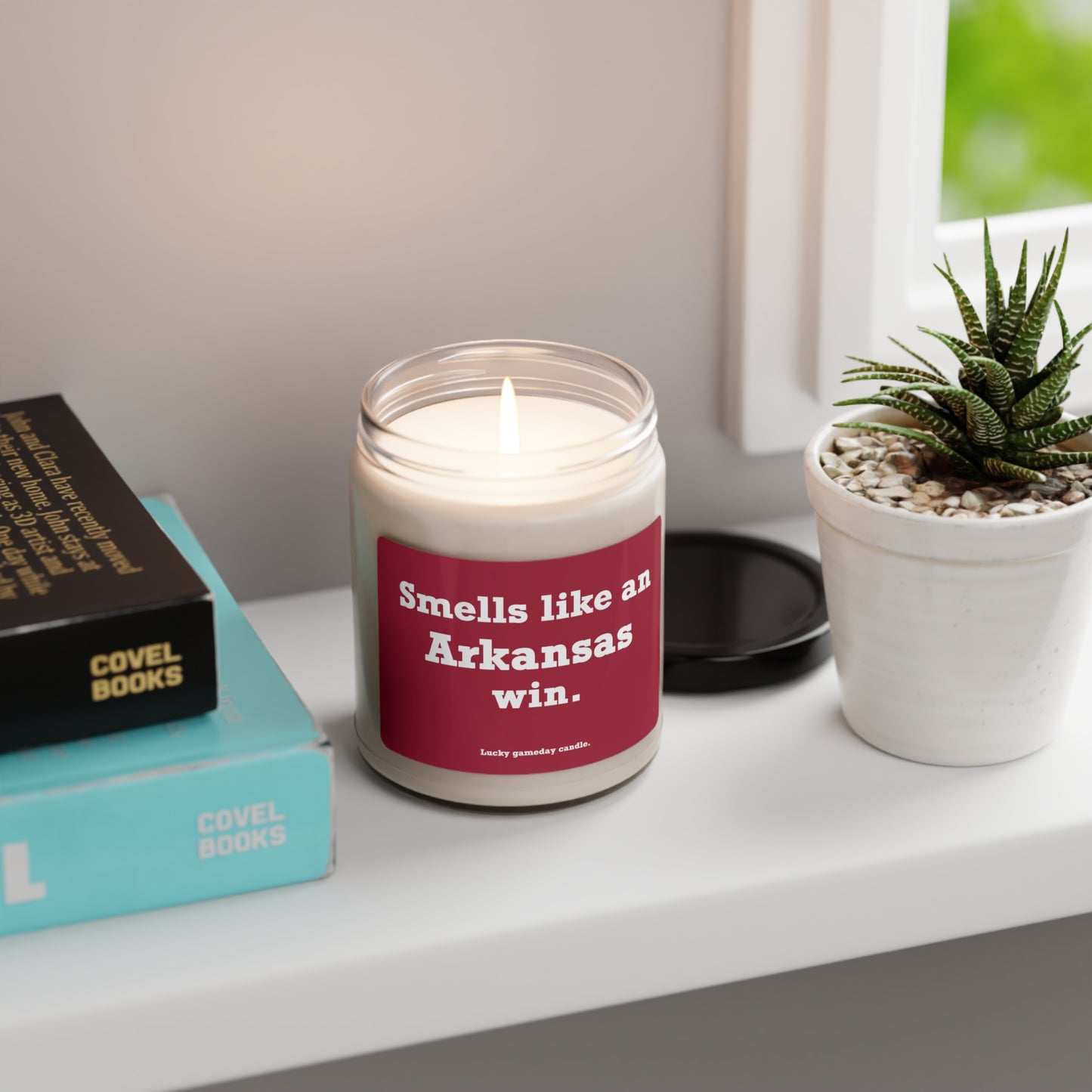 Arkansas - "Smells like an Arkansas win" scented candle (9 oz)