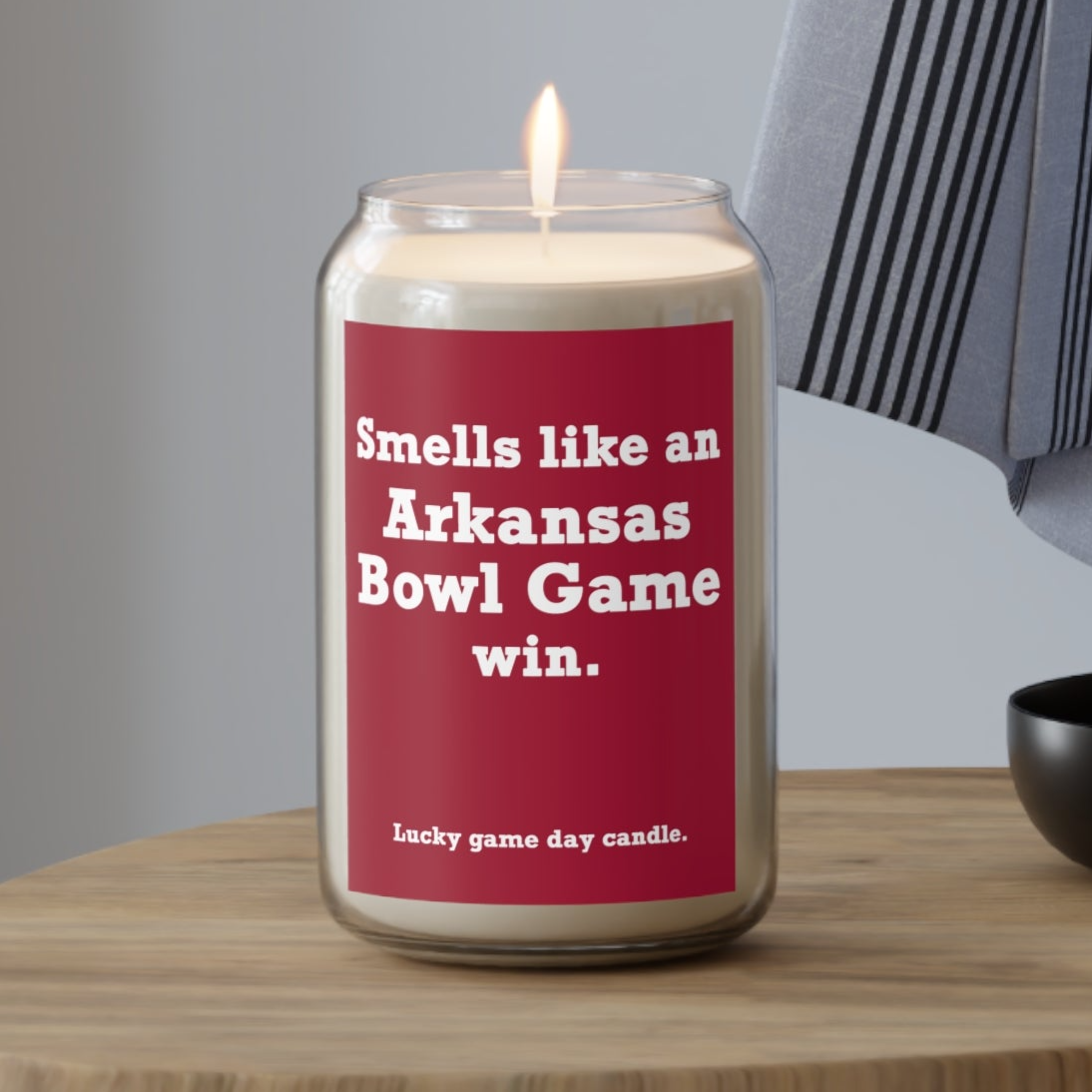 Arkansas Bowl Game - "Smells like an Arkansas Bowl Game win" scented candle (13.75 oz)