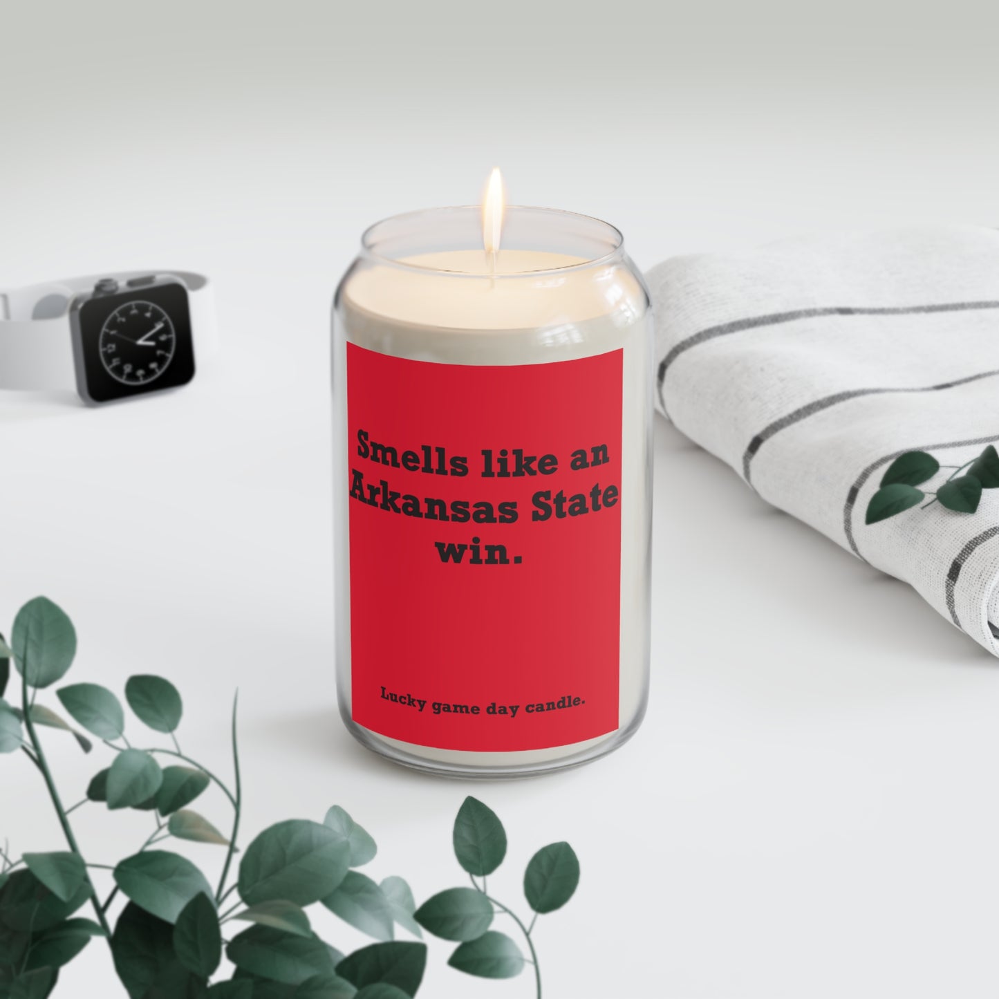 Arkansas State - "Smells like an Arkansas State win" scented candle (13.75 oz)