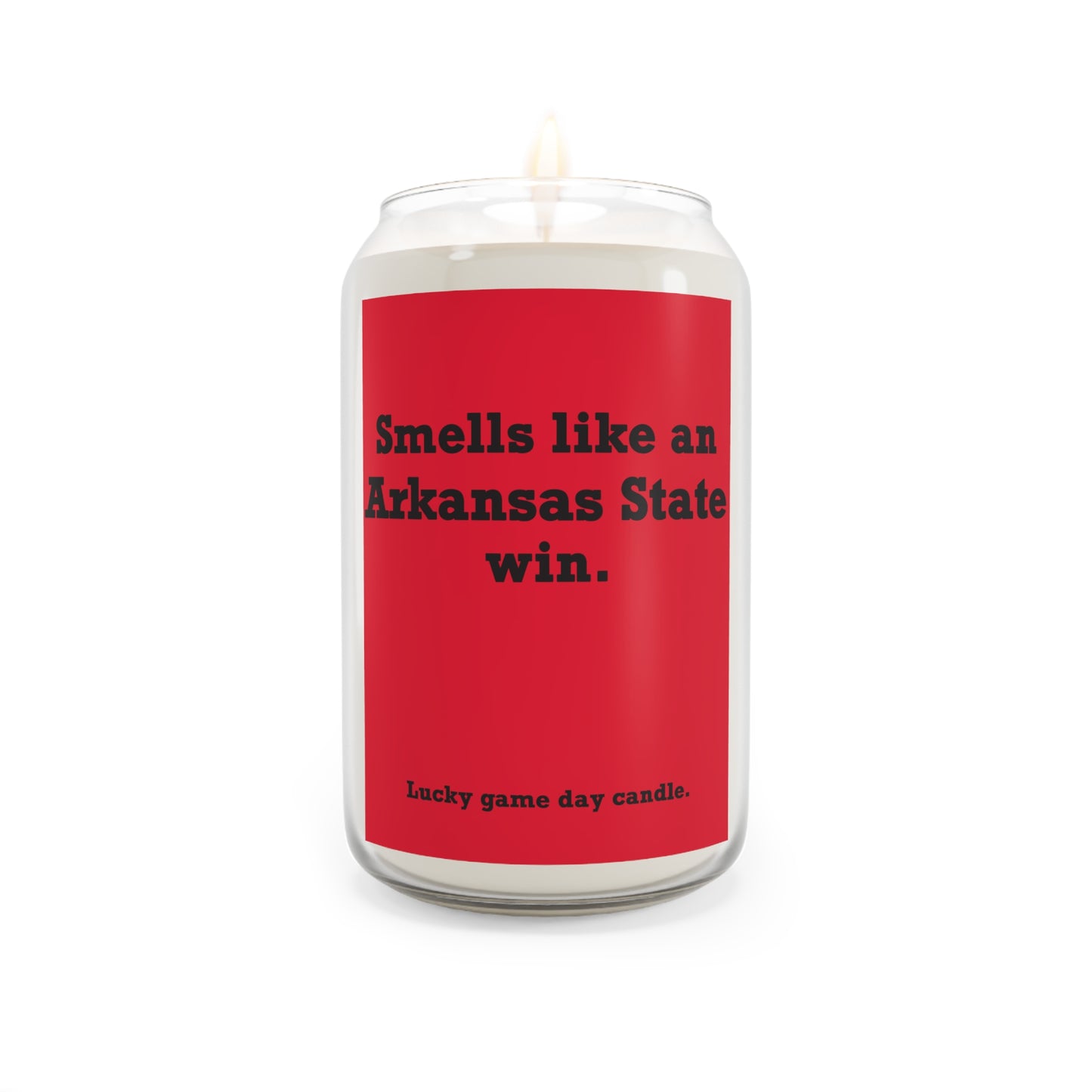 Arkansas State - "Smells like an Arkansas State win" scented candle (13.75 oz)