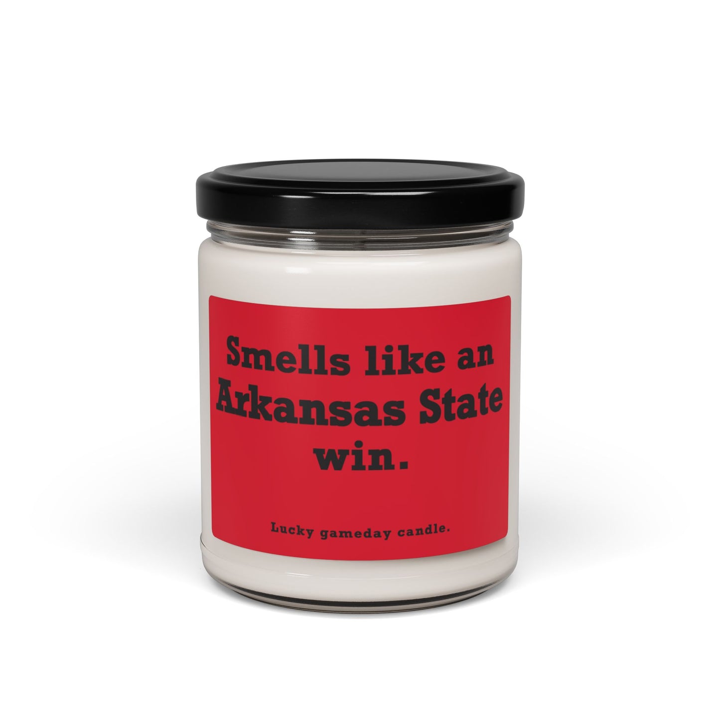 Arkansas State - "Smells like an Arkansas State win" scented candle (9oz)