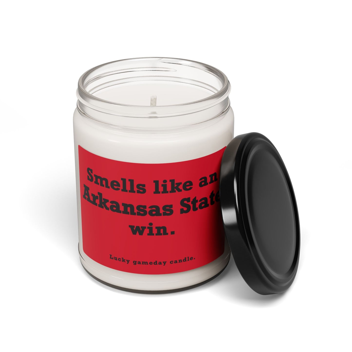 Arkansas State - "Smells like an Arkansas State win" scented candle (9oz)