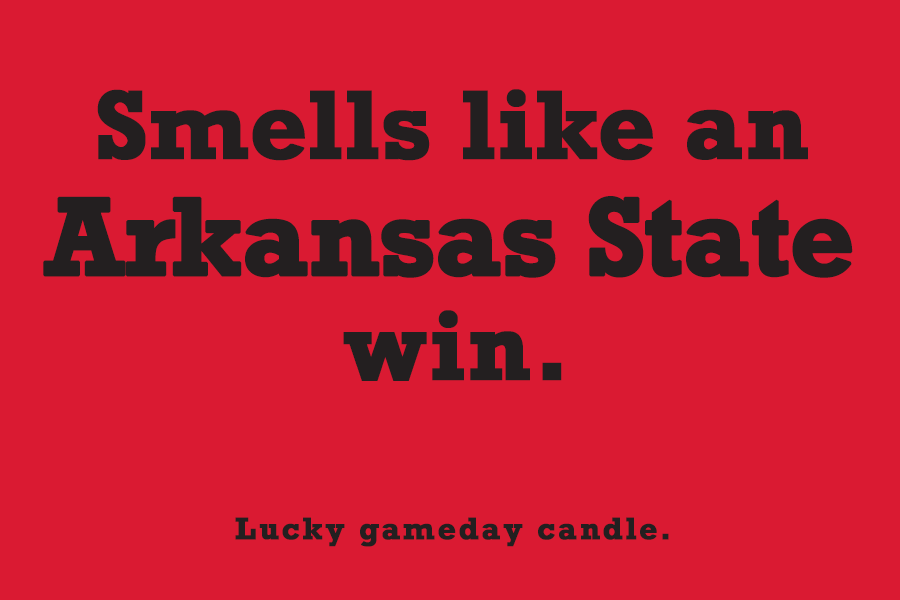 Arkansas State - "Smells like an Arkansas State win" scented candle (9oz)