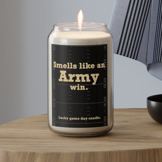 Army Football - "Smells like an Army win" scented candle (13.75 oz)