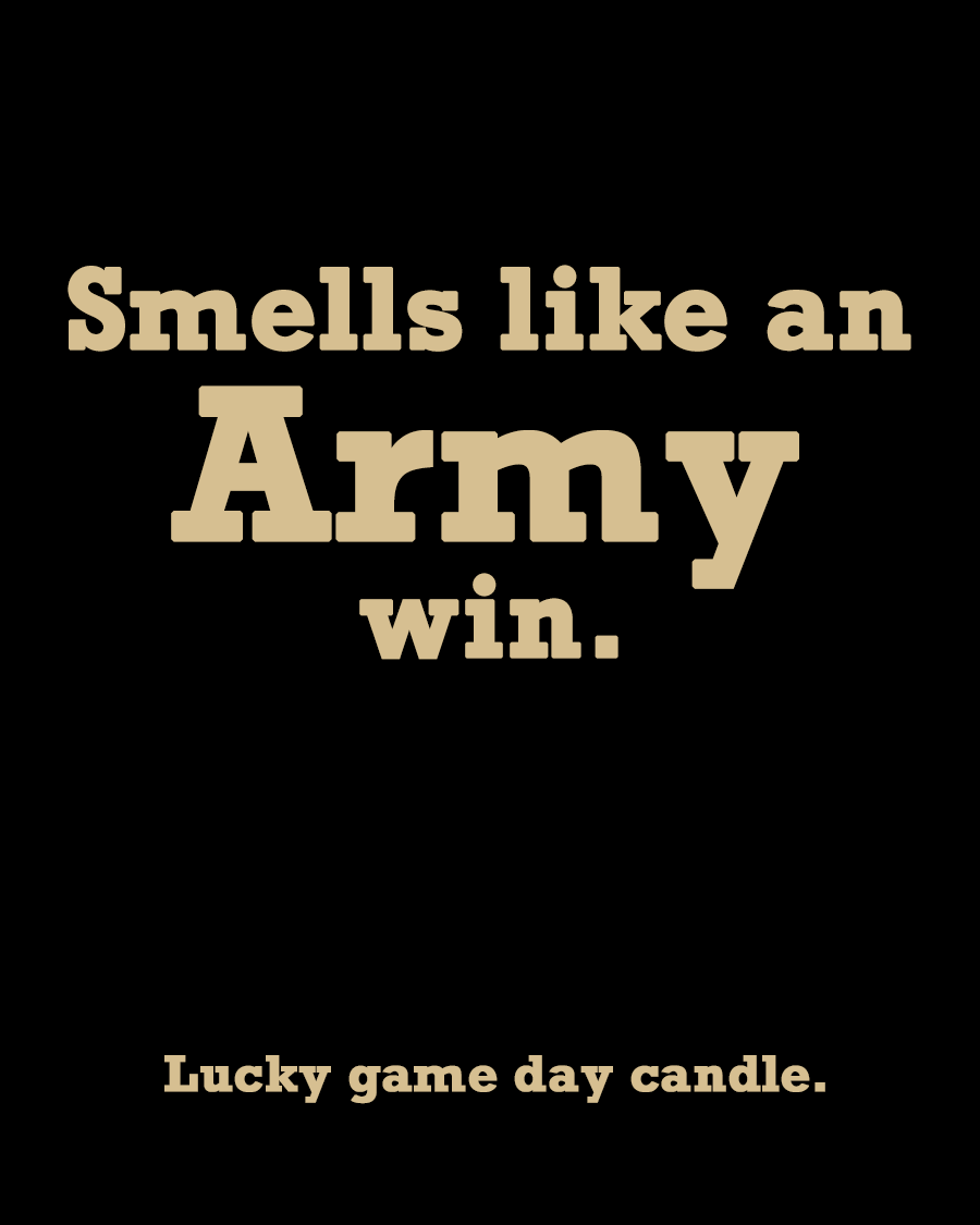 Army - "Smells like an Army win" scented candle (13.75 oz)