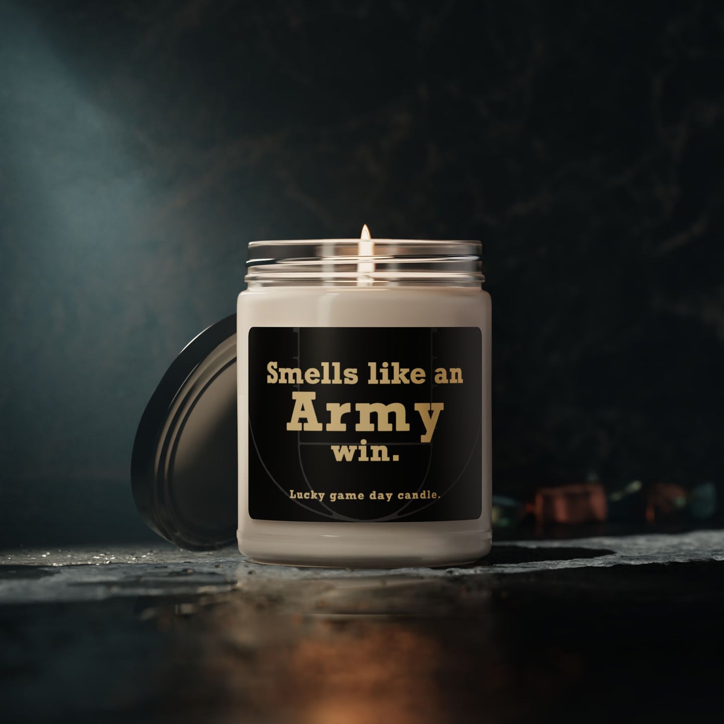 Army Basketball - "Smells like an Army win" scented candle (9 oz)