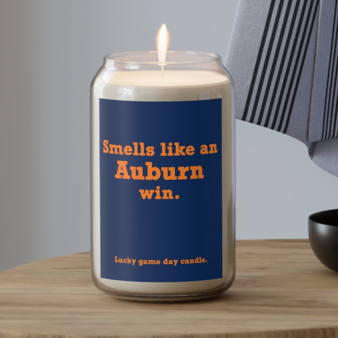 Auburn - "Smells like an Auburn win" scented candle (13.75 oz)