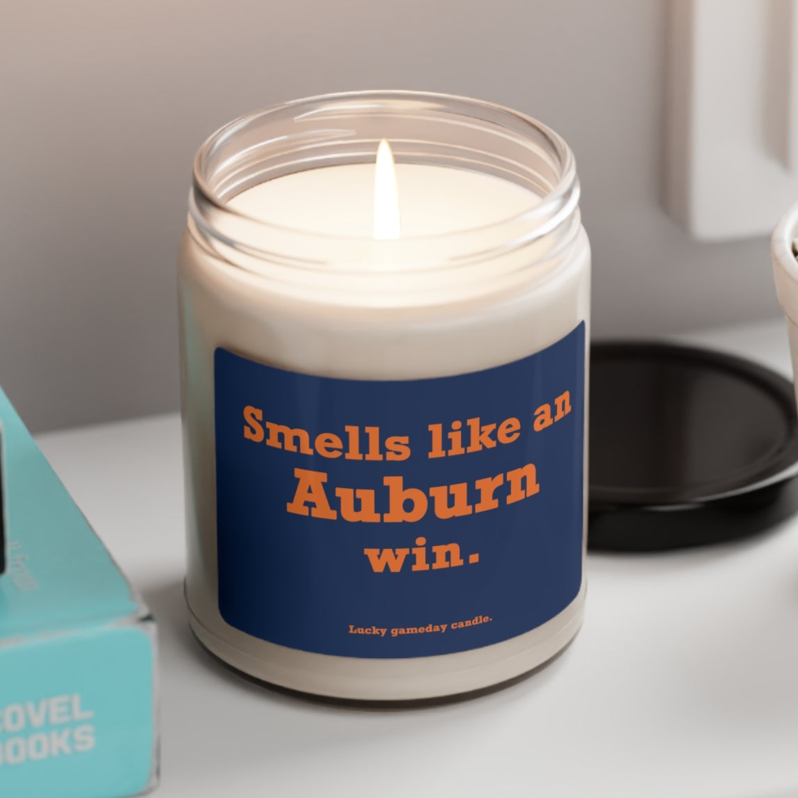 Auburn - "Smells like an Auburn win" scented candle (9 oz)