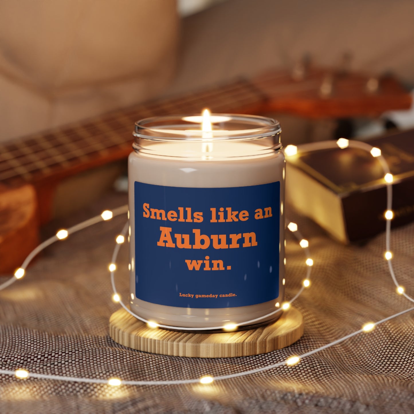 Auburn - "Smells like an Auburn win" scented candle (9 oz)