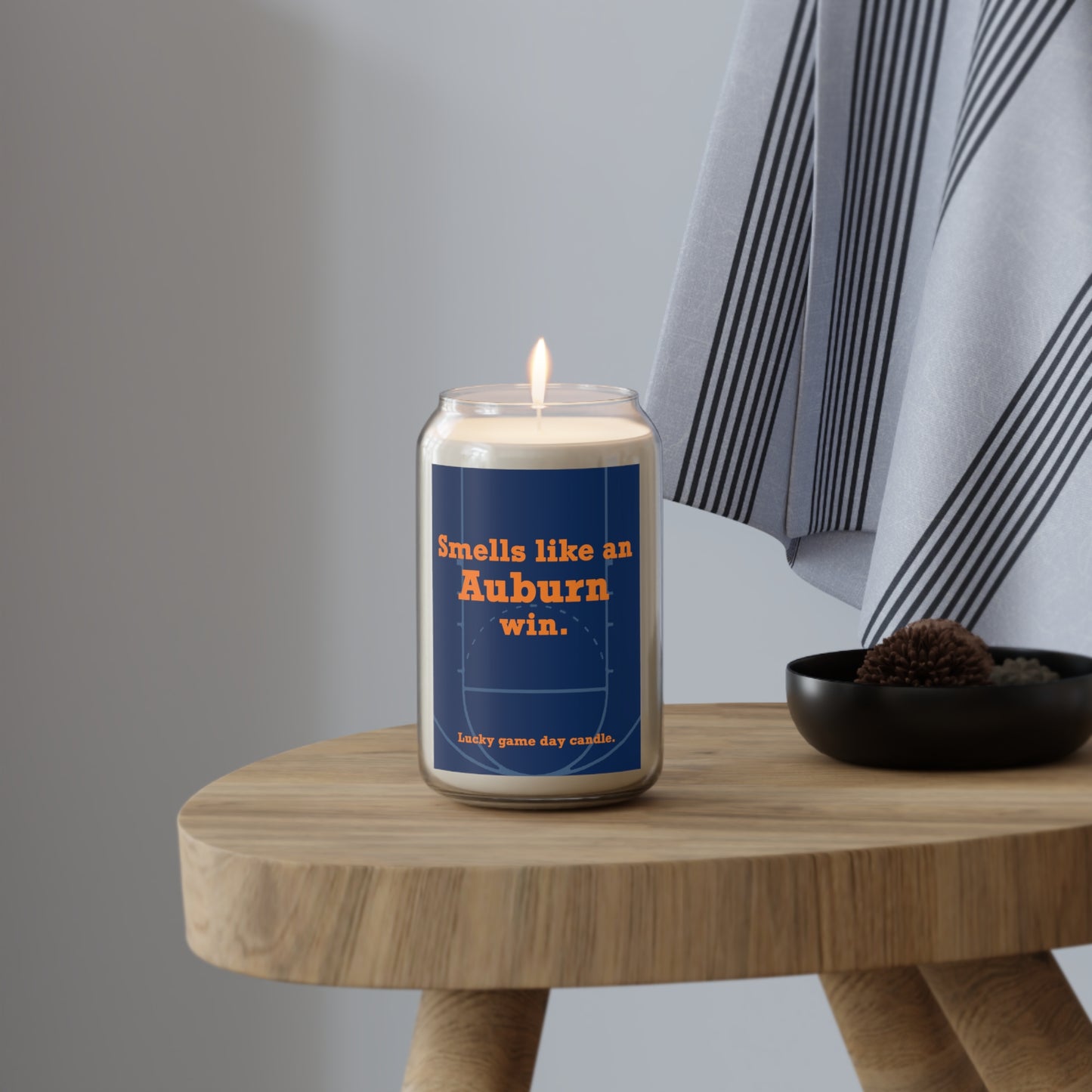 Auburn Basketball - "Smells like an Auburn win" scented candle (13.75 oz)