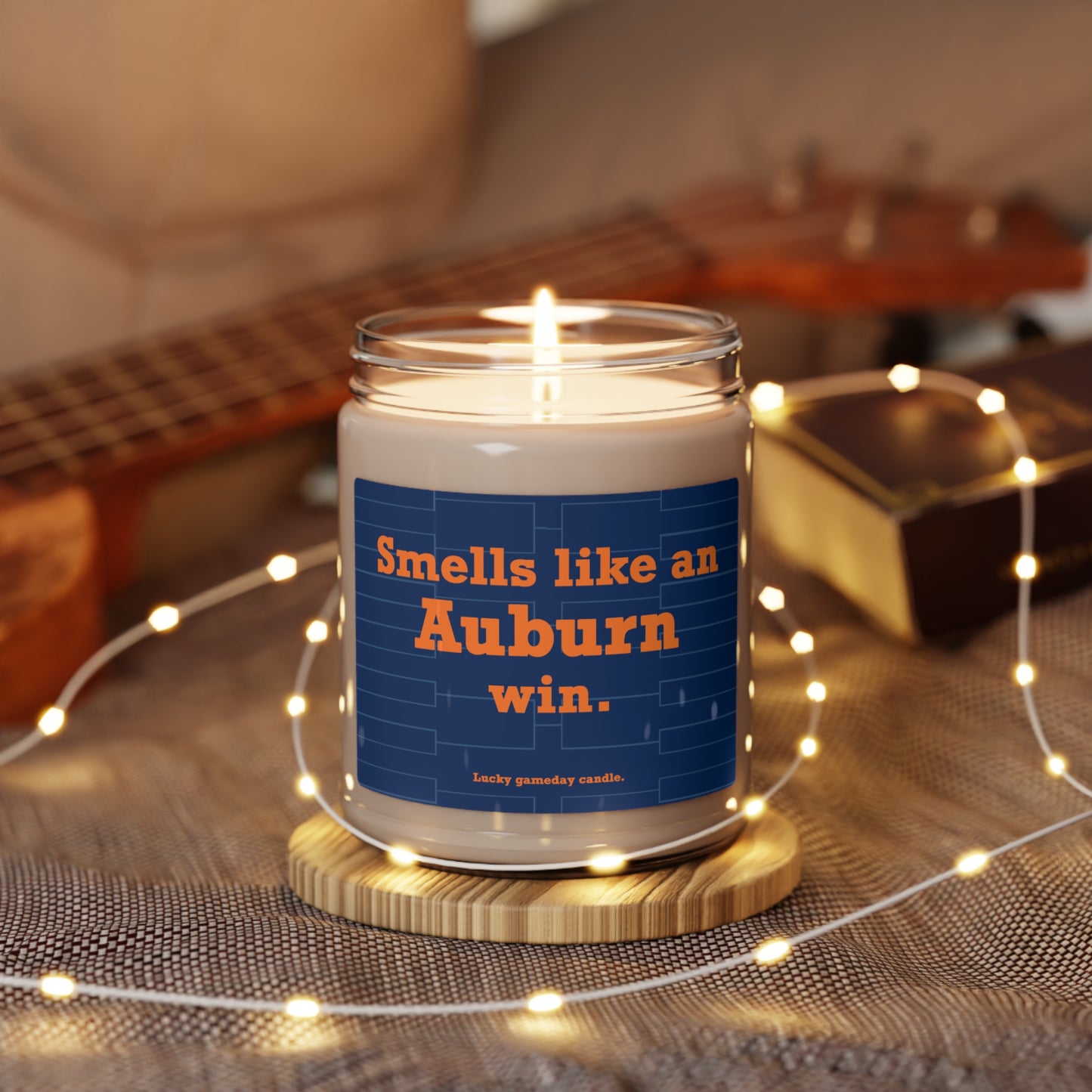 Auburn Basketball - "Smells like an Auburn win" scented candle (9 oz)