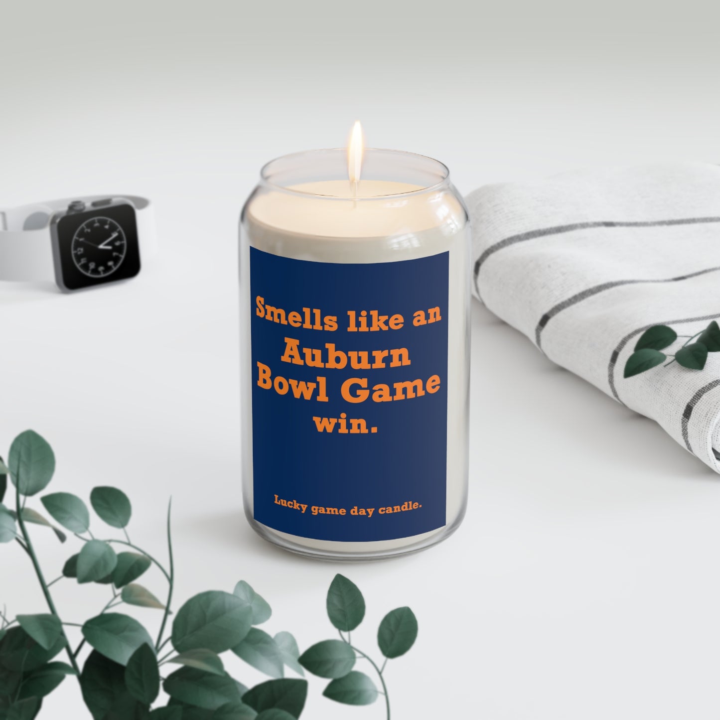 Auburn Bowl Game - "Smells like an Auburn Bowl Game win" scented candle (13.75 oz)