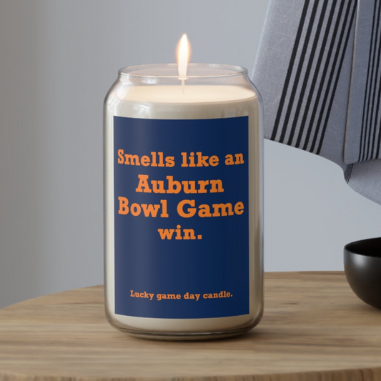 Auburn Bowl Game - "Smells like an Auburn Bowl Game win" scented candle (13.75 oz)