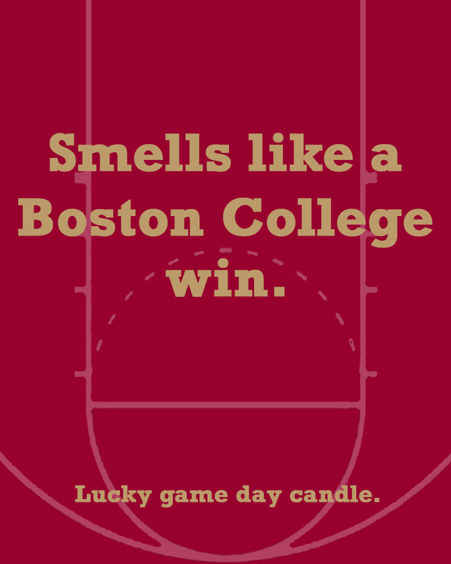 Boston College Basketball - "Smells like a Boston College win" scented candle (13.75 oz)