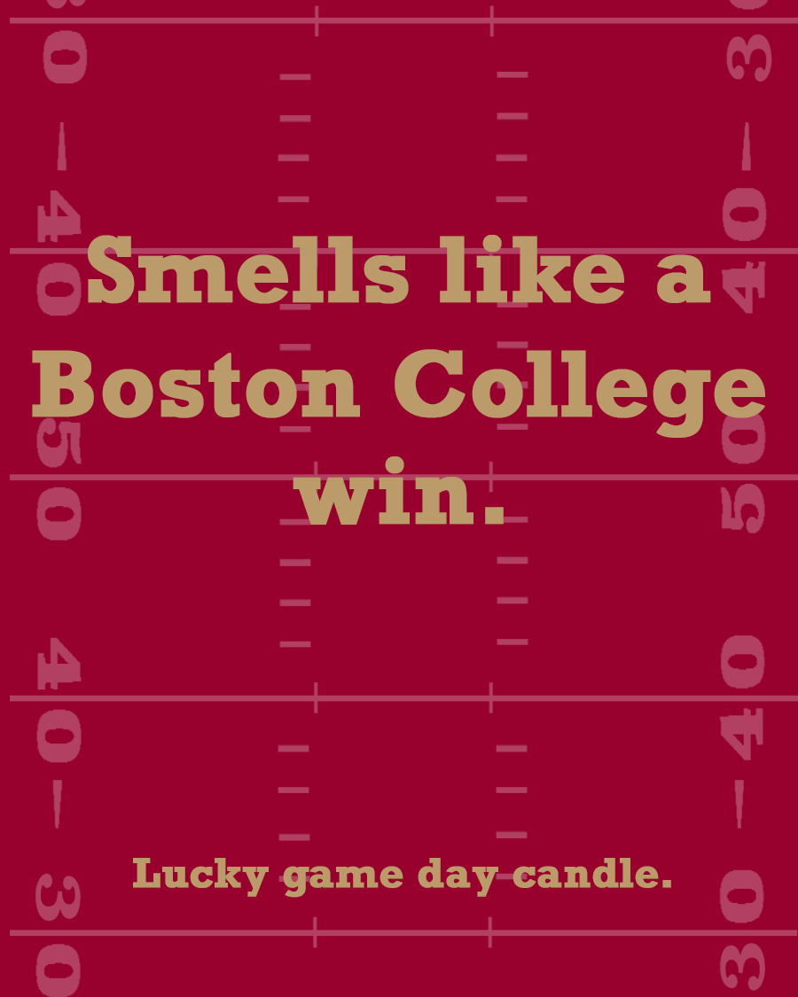 Boston College Football - "Smells like a Boston College win" scented candle (13.75 oz)