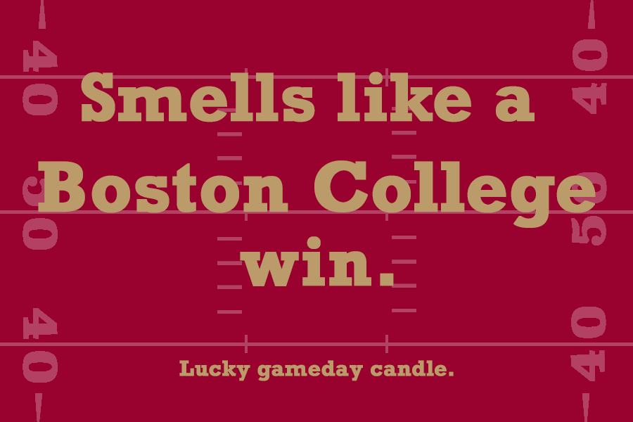 Boston College Football - "Smells Like a Boston College Win" scented candle (9 oz)